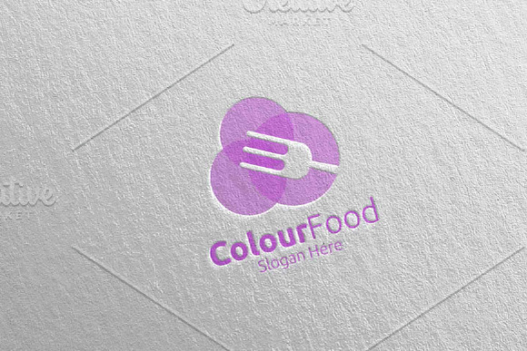 Color Food Logo Restaurant, Cafe 67 in Logo Templates - product preview 2