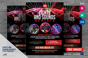 Audio and Lights Rentals Flyer