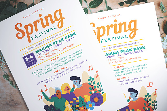 Spring Fest Flyer in Flyer Templates - product preview 2