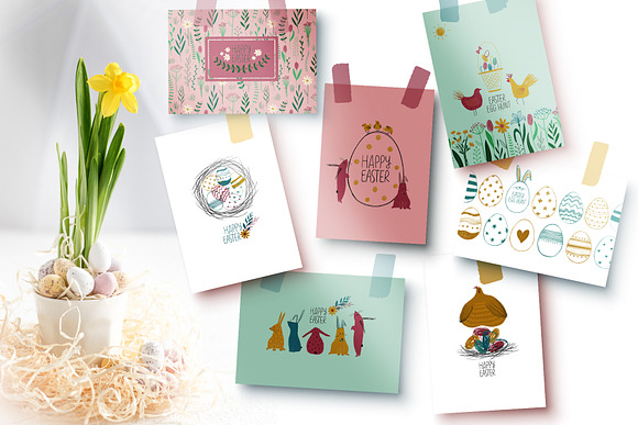 Easter Cards and Patterns in Patterns - product preview 6