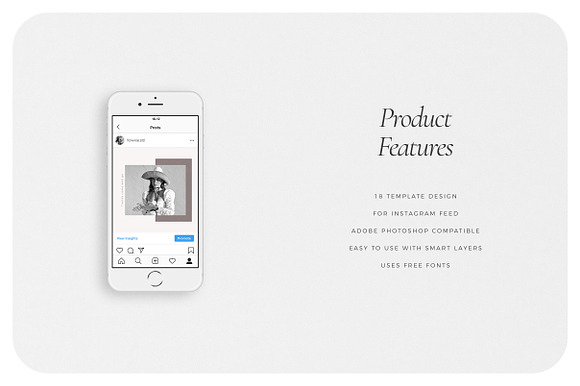 HOWWIE Instagram Feed in Instagram Templates - product preview 4