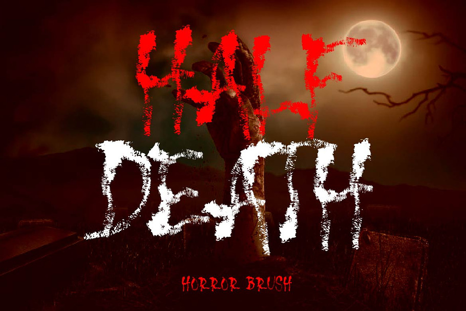 HALF DEATH in Blackletter Fonts - product preview 8