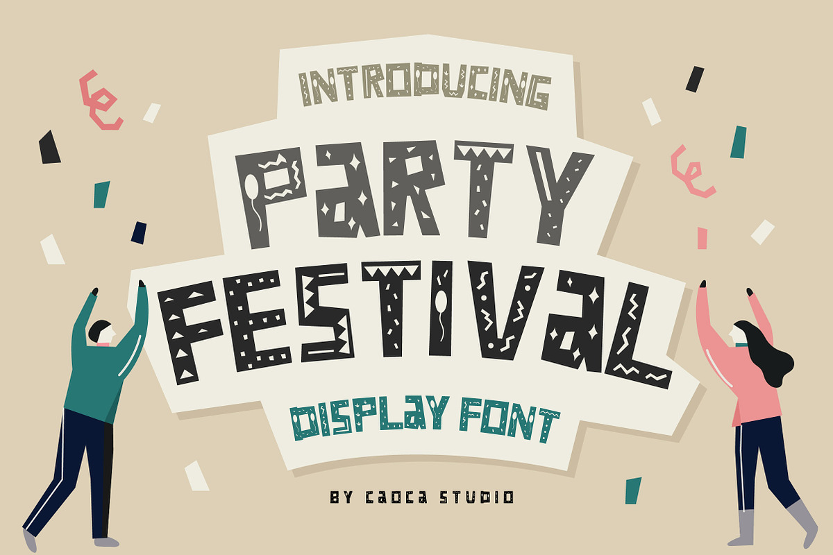 Party Festival in Display Fonts - product preview 8
