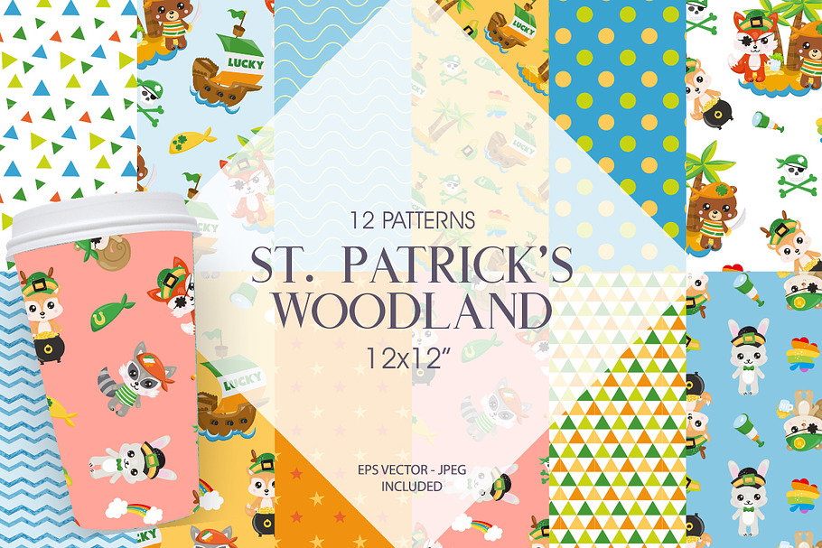 St. Patrick's Woodland in Patterns - product preview 8