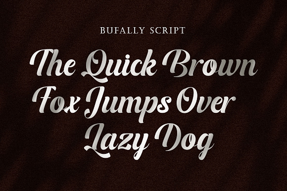 Bufally Script in Script Fonts - product preview 3