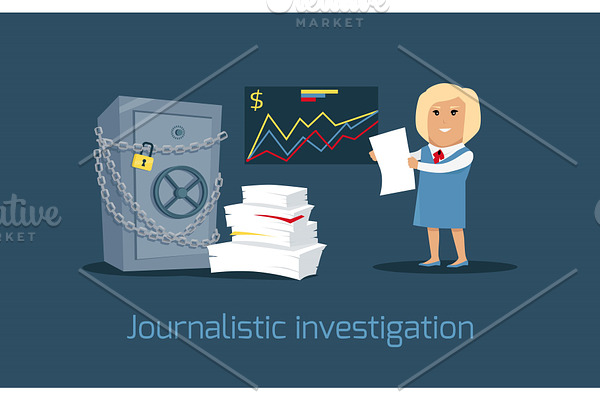 Journalistic Investigation Concept