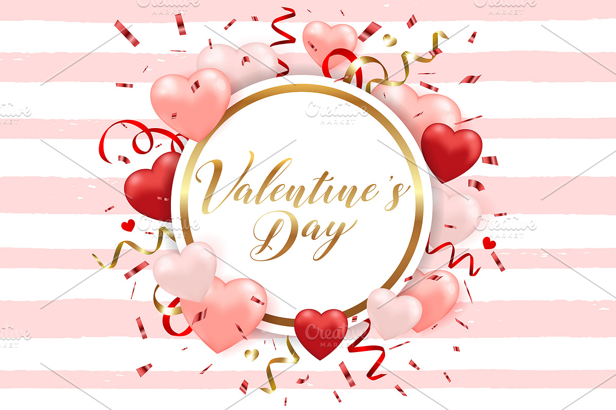 Valentine's Day Greeting Card in Illustrations - product preview 8