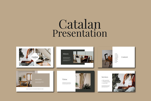CATALAN - Google Slides in Google Slides Templates - product preview 2