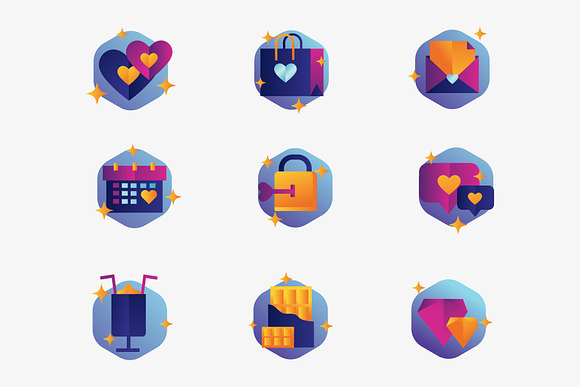 Valentine Icons in Icons - product preview 1