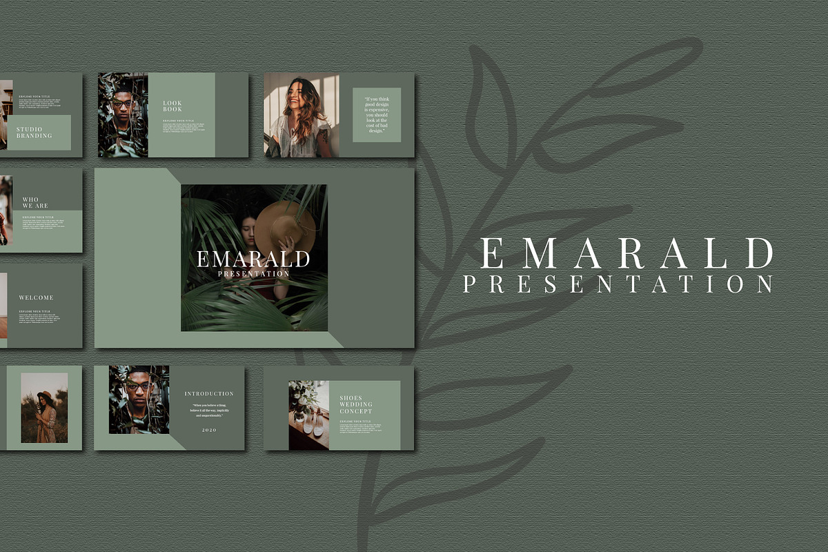 EMARALD - Google Slides in Google Slides Templates - product preview 8