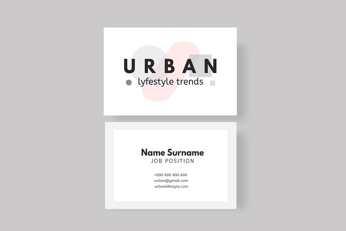 Urban business cards - 6 Designs in Business Card Templates - product preview 8