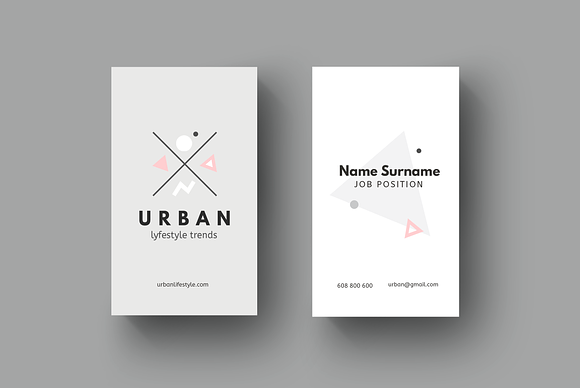 Urban business cards - 6 Designs in Business Card Templates - product preview 2