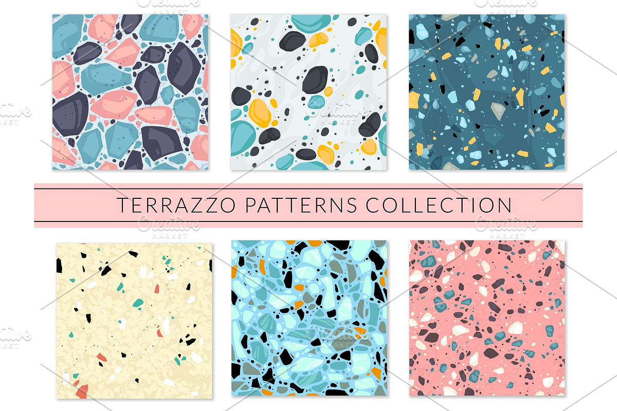 Terrazzo seamless pattern. Italian in Textures - product preview 8