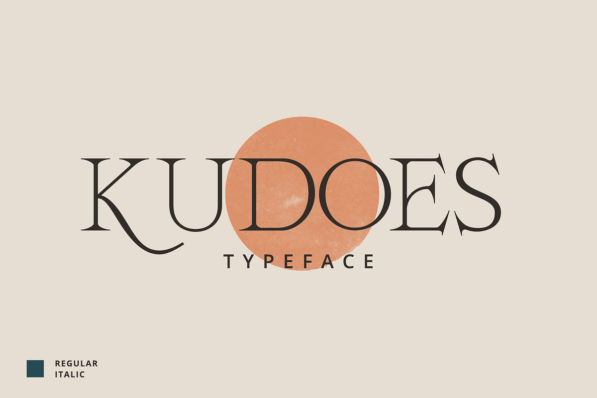 Kudoes Typeface in Serif Fonts - product preview 8