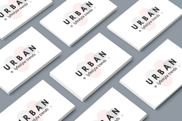 Urban business cards - 6 Designs in Business Card Templates - product preview 5