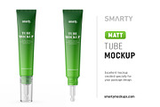 Matt cosmetic tube mockup
