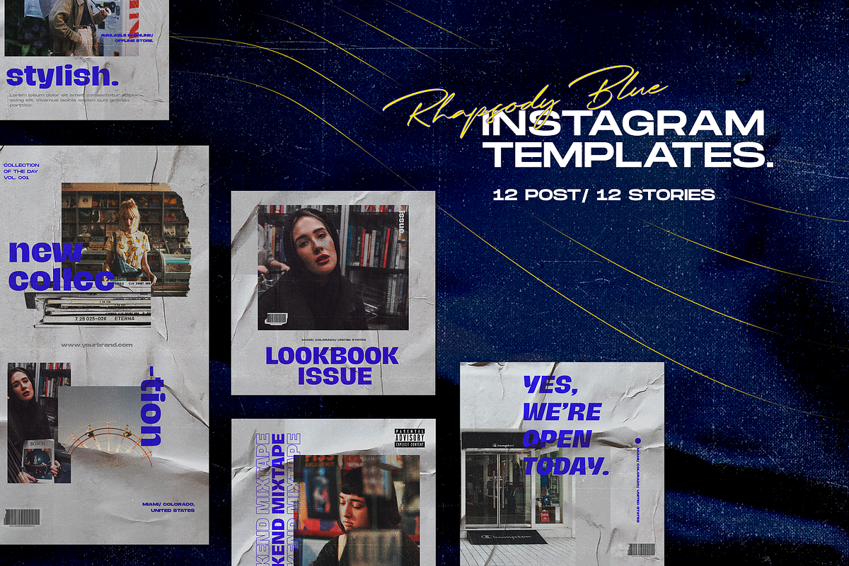 Instagram Template Vol.5 in Instagram Templates - product preview 8
