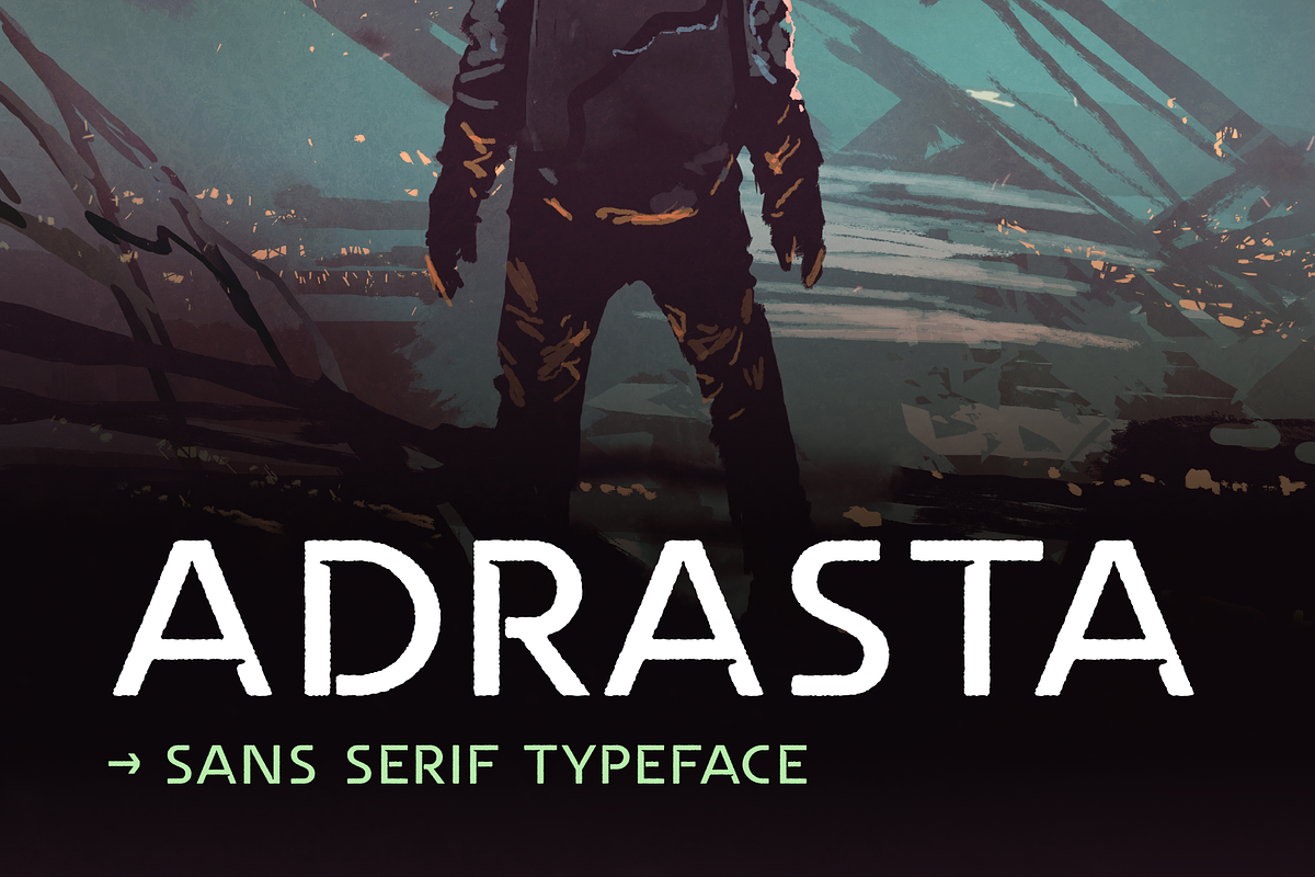 Adrasta - Sans serif typeface in Sans-Serif Fonts - product preview 8
