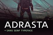Adrasta - Sans serif typeface