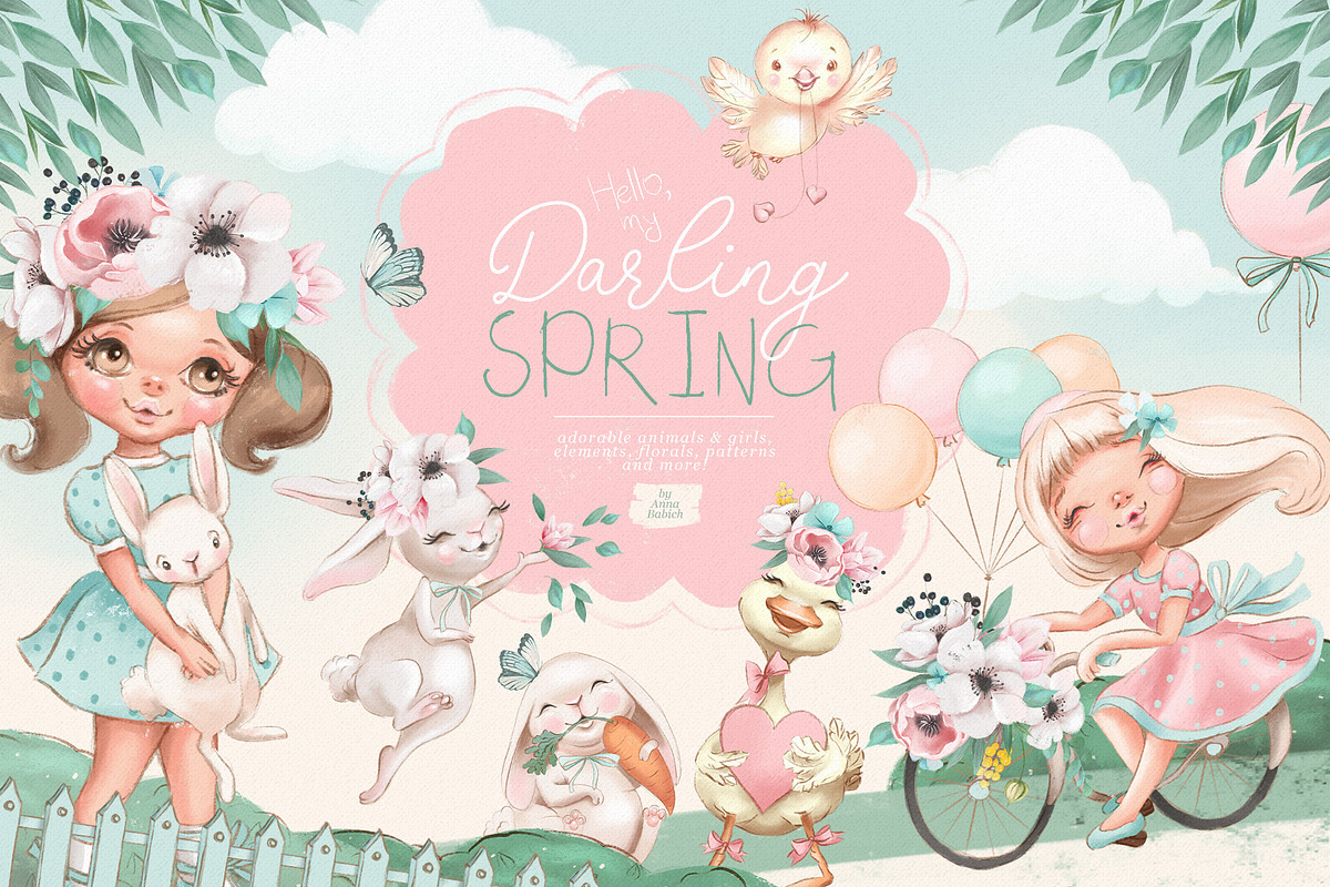 Darling Spring in Illustrations - product preview 8