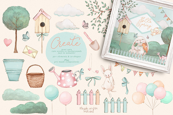 Darling Spring in Illustrations - product preview 4
