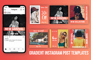 Gradient Instagram Post Templates