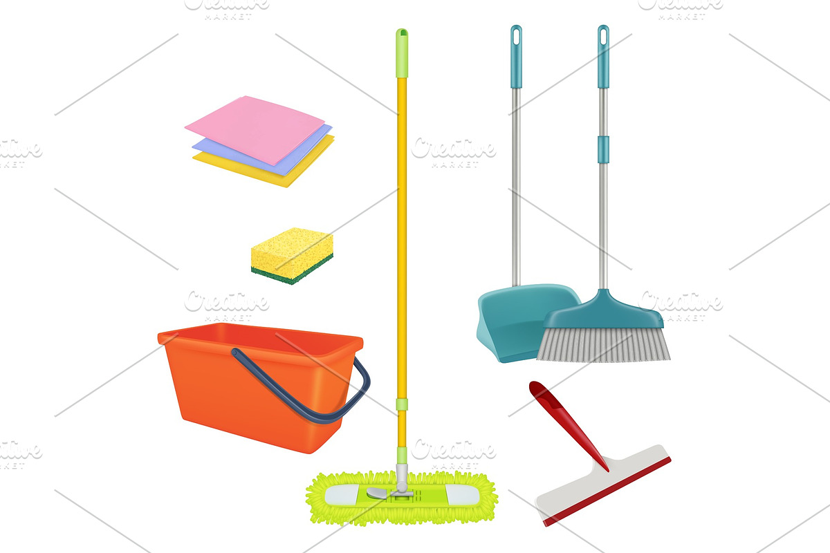 Cleaning service. Realistic in Graphics - product preview 8