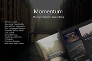Momentum - WordPress Blog Theme