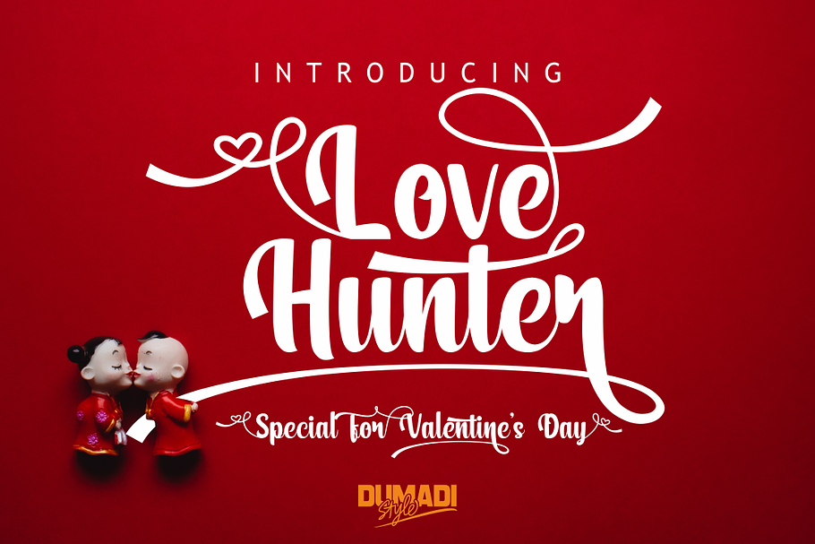 Love Hunter in Script Fonts - product preview 8