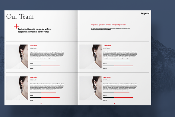 Project Proposal Layout in Brochure Templates - product preview 2