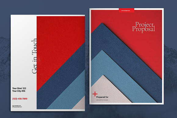 Project Proposal Layout in Brochure Templates - product preview 11