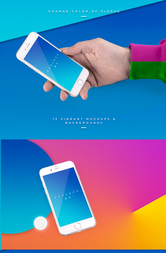 iPhone Mock-up Brending Templates in Scene Creator Mockups - product preview 4