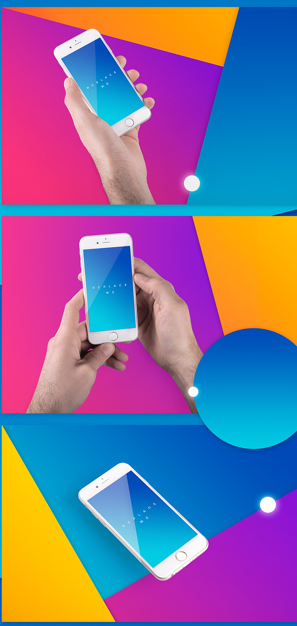iPhone Mock-up Brending Templates in Scene Creator Mockups - product preview 7