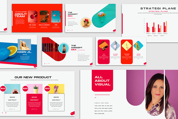 VISUAL - Keynote Template in Keynote Templates - product preview 4