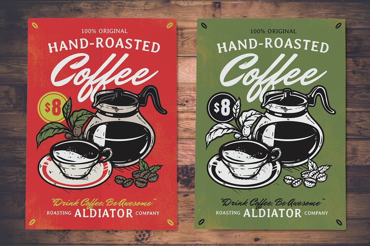 Coffee Roasting Flyer Label in Flyer Templates - product preview 8