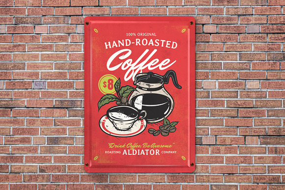 Coffee Roasting Flyer Label in Flyer Templates - product preview 1