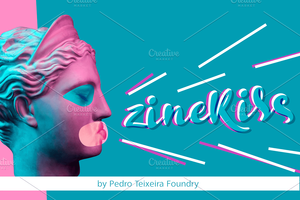 Zinekiss in Script Fonts - product preview 8