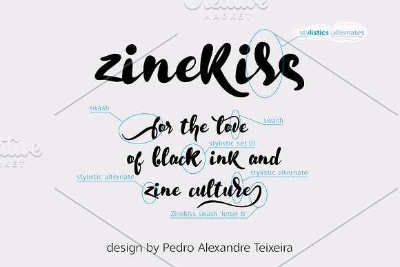 Zinekiss in Script Fonts - product preview 1
