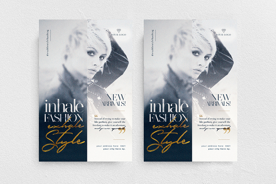 Exhale Style Flyer + Instagram Post