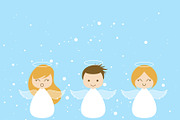Christmas Angels  illustration