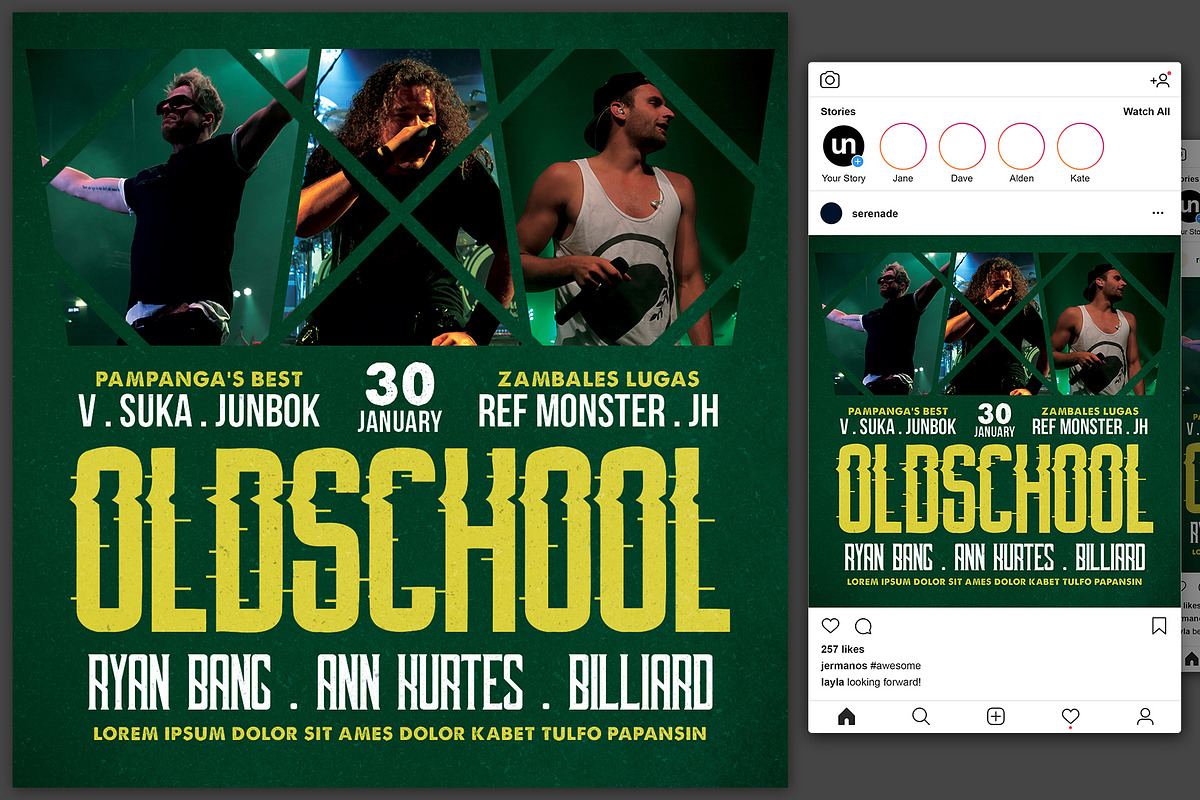 Old School Flyer in Flyer Templates - product preview 8