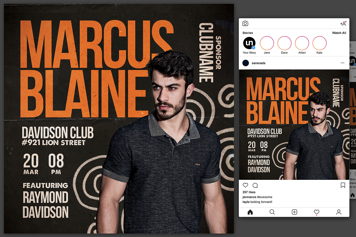 Indie DJ Flyer in Flyer Templates - product preview 8