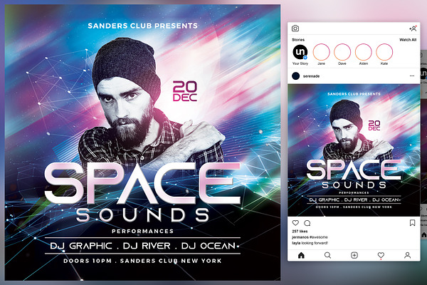 Space Sound Flyer