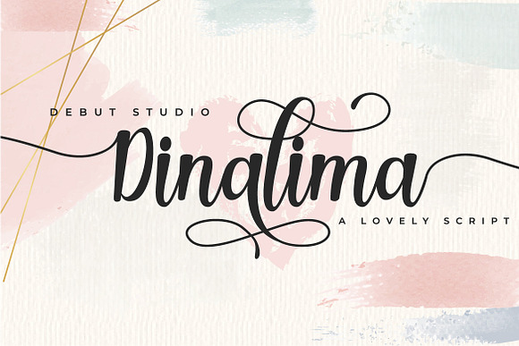 Dinalima Script in Script Fonts - product preview 1