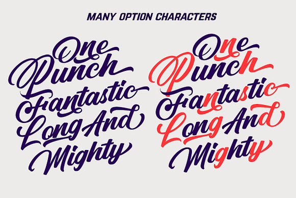 Punch Limit - Font Duo in Script Fonts - product preview 7