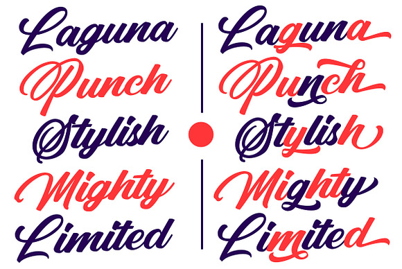 Punch Limit - Font Duo in Script Fonts - product preview 10