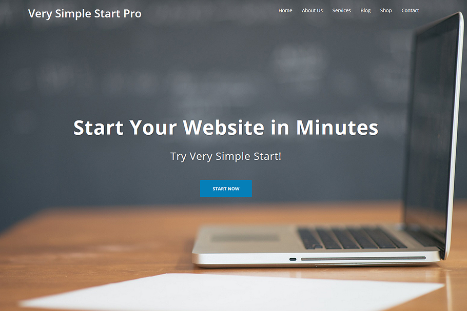 Very Simple Start Pro in WordPress Commerce Themes - product preview 8