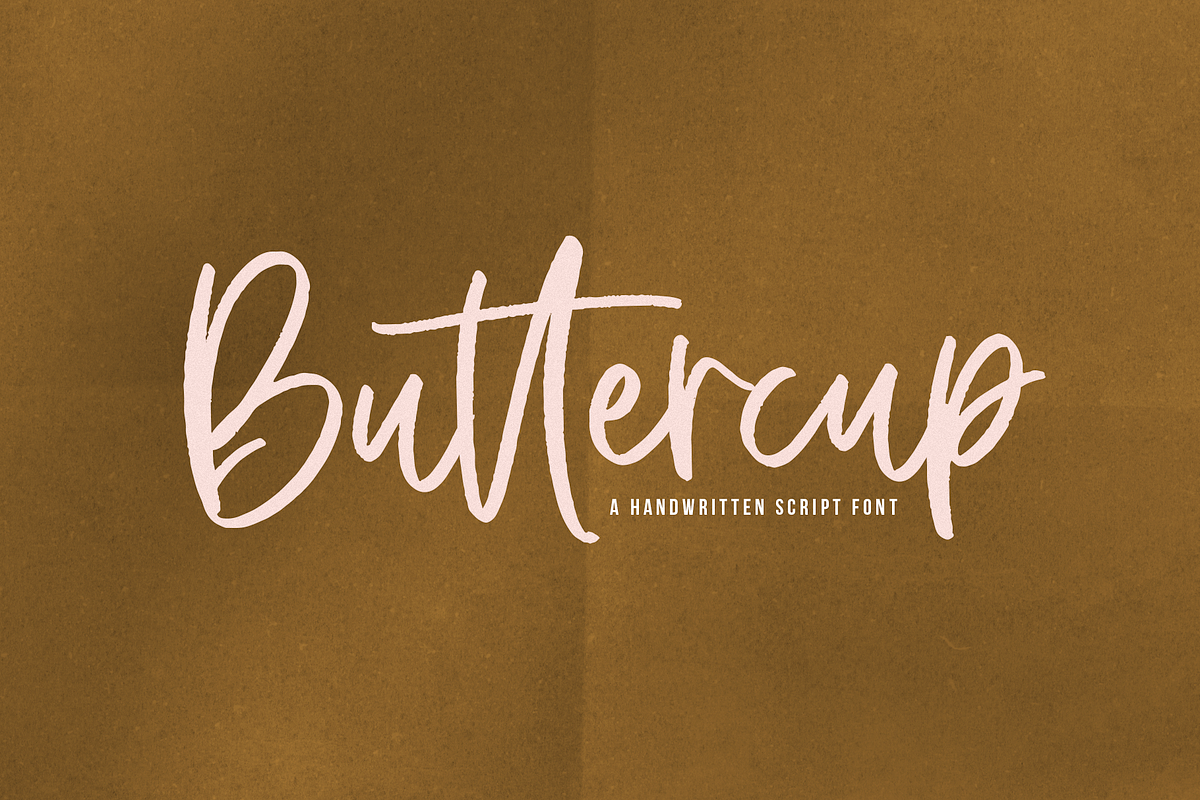 Buttercup | Handwritten Script Font in Script Fonts - product preview 8