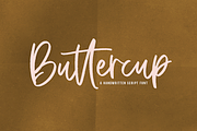 Buttercup | Handwritten Script Font