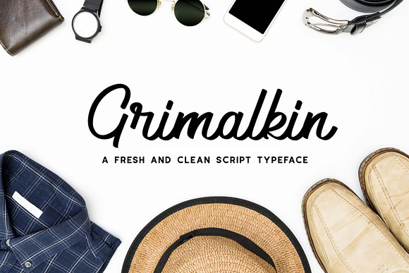 Grimalkin - Fresh And Clean Script in Script Fonts - product preview 5